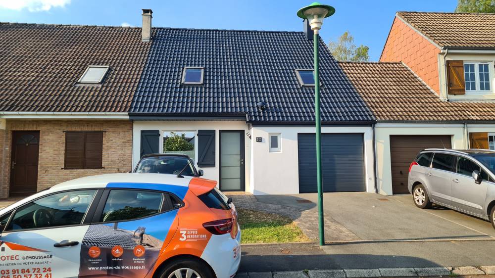 Demoussage toiture arras 