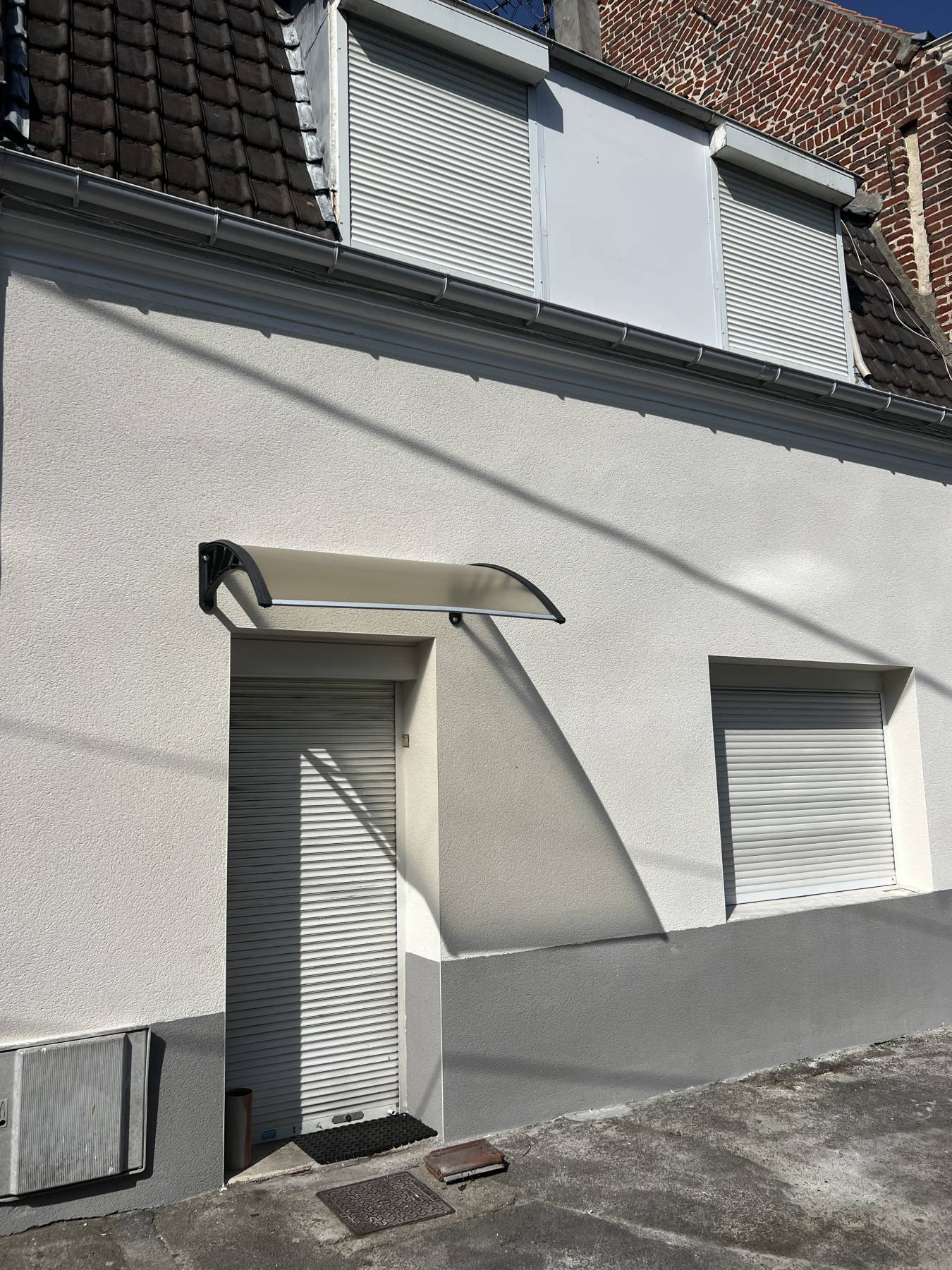 Enduit projeté façade Lens 