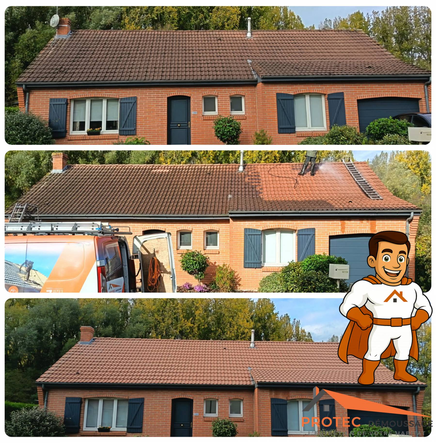 Hydrofuge incolore, Toiture Béthune